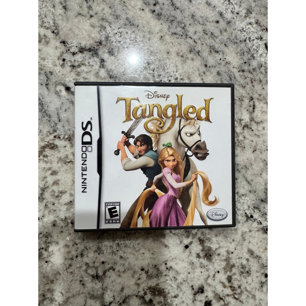 Disney Tangled Nintendo DS Game CIB Rapunzel Flynn Rider NTR-BATE-USA Tested